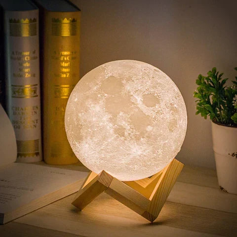 Månlampa - Lunar - Uppladdningsbar - Touchkontroll