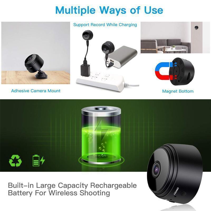 ✨Blitzförsäljning 50% RABATT✨1080p Magnetisk WiFi Mini Kamera