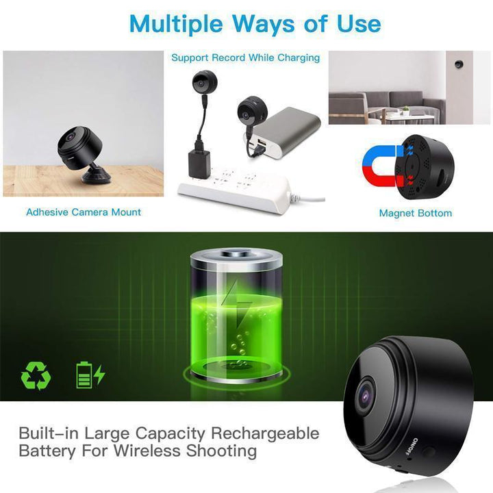 ✨Blitzförsäljning 50% RABATT✨1080p Magnetisk WiFi Mini Kamera