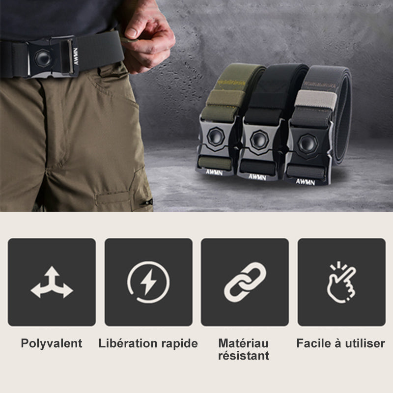 Taktiskt bälte med automatisk spänne | Karnz