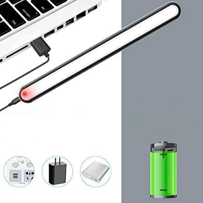 Magnetisk uppladdningsbar touch-lampa med lång batteritid
