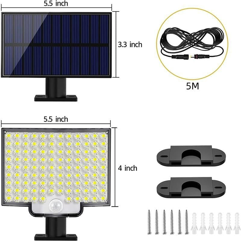 Sandsberg LED Solarlampa för utomhusbruk med rörelsesensor