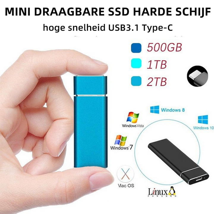Ultra-snabb extern bärbar hårddisk