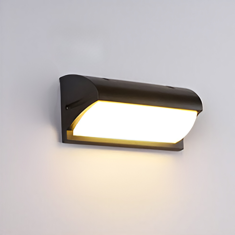 Vattentät utomhus-LED-vägglampa med rörelsesensor
