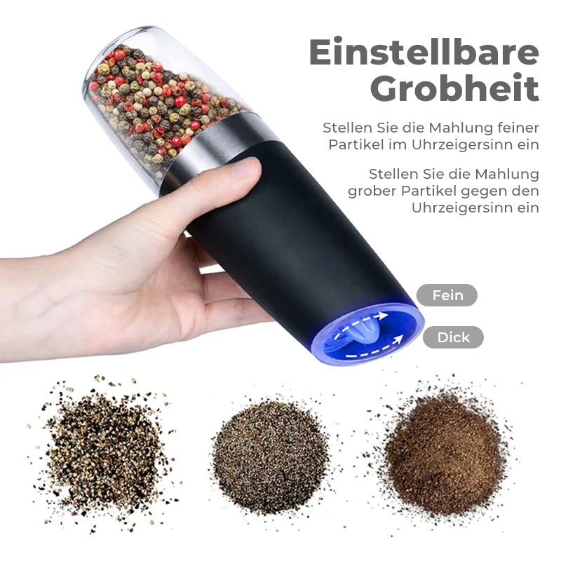 elektrisk tyngdkraftsinduktionssalt- och pepparkvarn