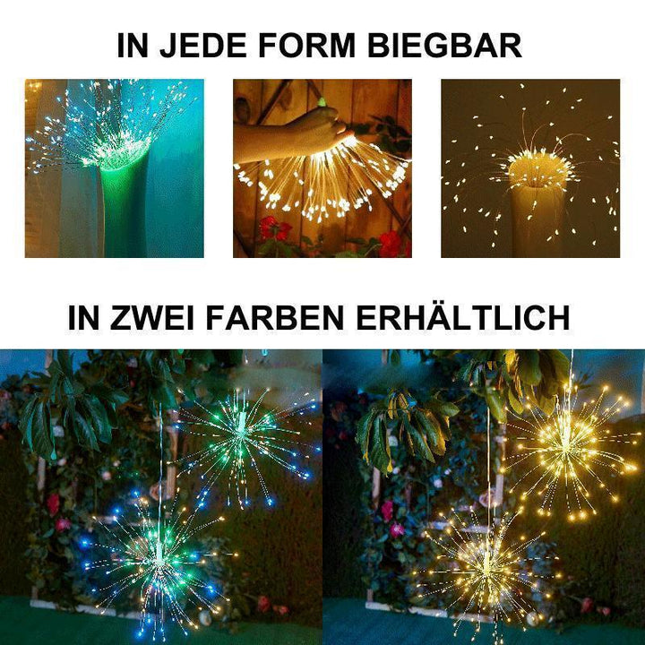 LED Koppartråd Fyrverkeri Ljus