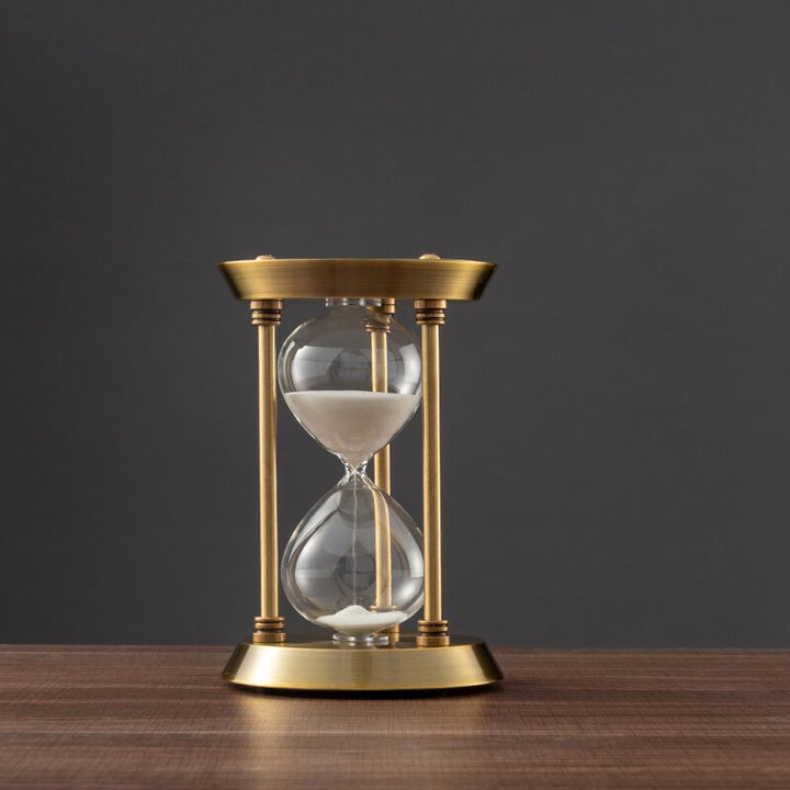 Karnz | 3/5/10 minuter Retro Metall Hantverk Sandur Pendel Hemkontor Skrivbord Arrangement Ornament Sand Timer Sandglas Dekoration