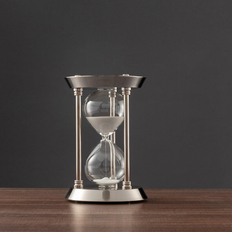 Karnz | 3/5/10 minuter Retro Metall Hantverk Sandur Pendel Hemkontor Skrivbord Arrangement Ornament Sand Timer Sandglas Dekoration