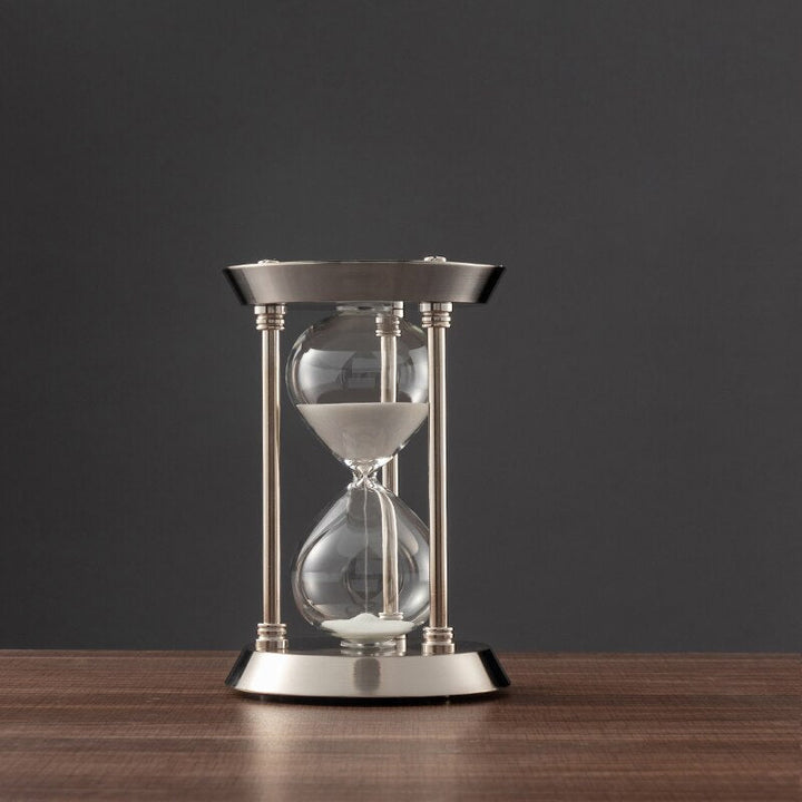 Karnz | 3/5/10 minuter Retro Metall Hantverk Sandur Pendel Hemkontor Skrivbord Arrangement Ornament Sand Timer Sandglas Dekoration