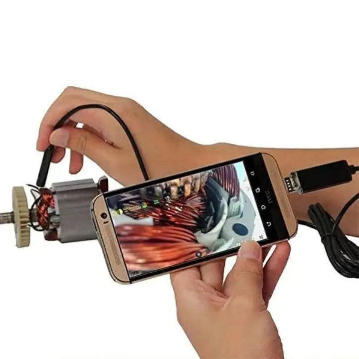 3-i-1 USB Endoskopkamera – Vattentät, Flexibel med 6 LED-lampor