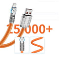 Karnz | 180° Anti-Break Snabbladdningsdatakabel (120W)