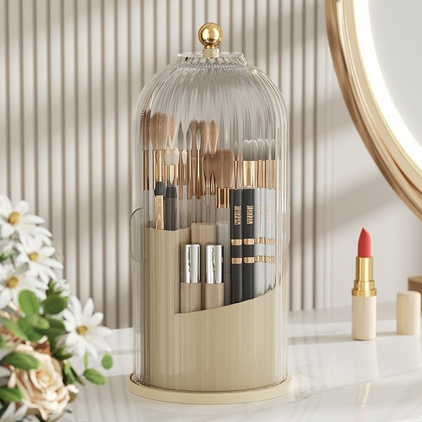360° Organisatör Snurrbar Praktisk Elegant För Dina Make-up-Penslar | Karnz