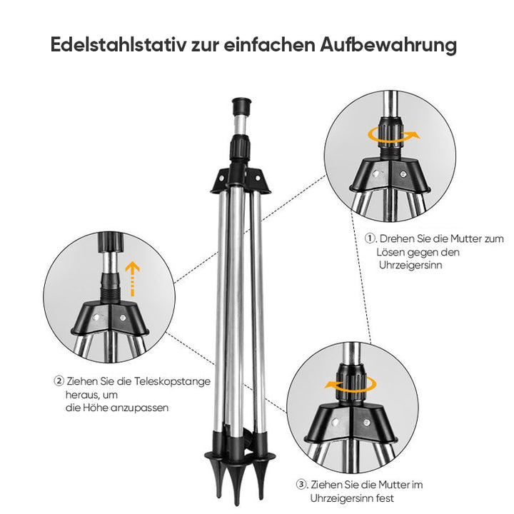 Automatisk roterande stativsprinkler | Karnz