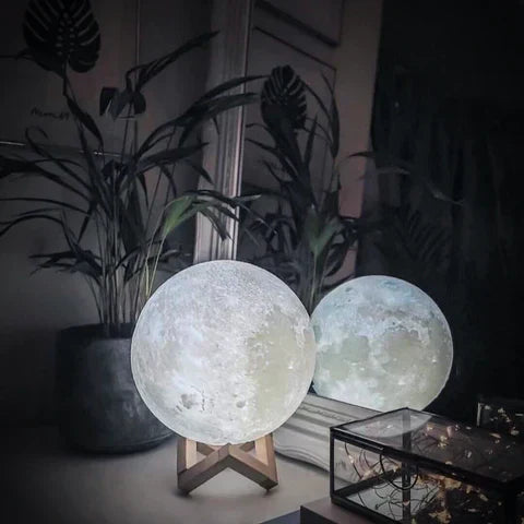 Månlampa - Lunar - Uppladdningsbar - Touchkontroll