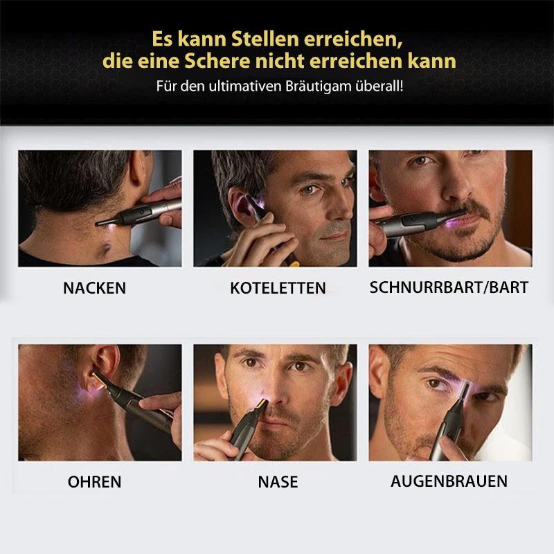 Precisionstrimmer med LED &amp; titanblad | Karnz