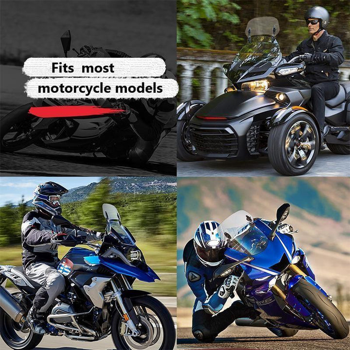 Universell motorcykel vindskydds förlängning