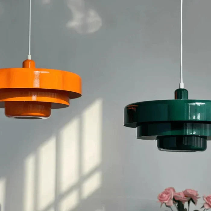 Sandsberg | Vintage LED-Pendellampa | Flerskiktad metall i nordisk design | Flera färger