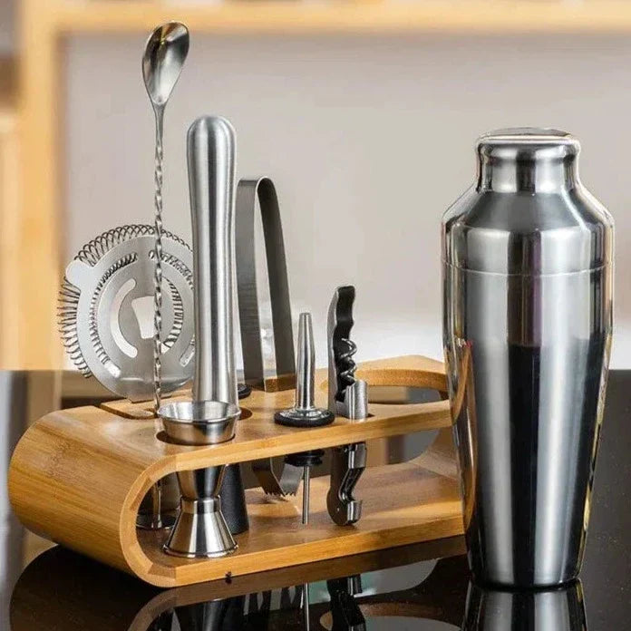 Sandsberg | MixArt Metalliskt Bar-Set | Elegant Cocktail- och Bartender-Set | Perfekta drycker görs enkelt