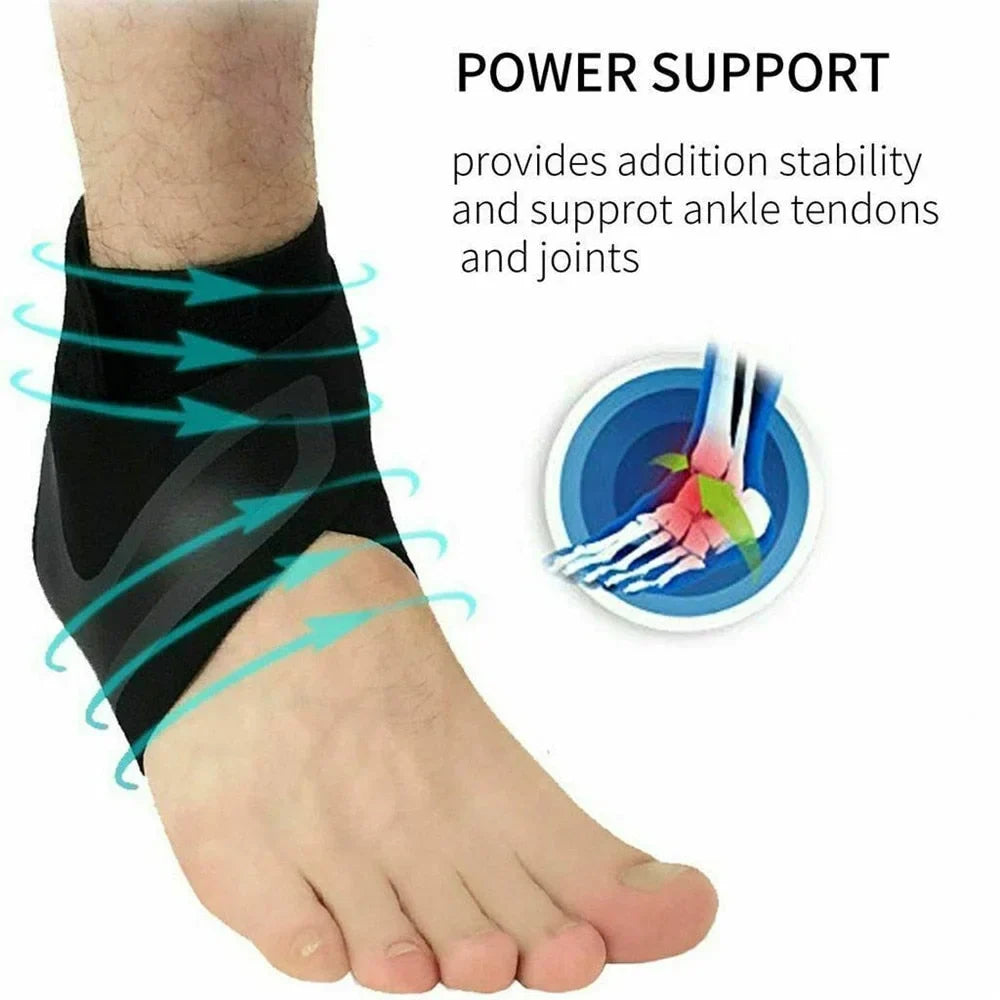 Plantar Ankel X Vriststöd Kompressionsstrumpa