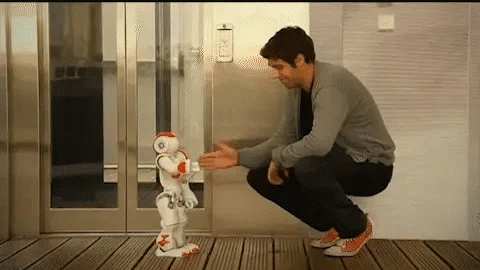 Intelligent robotleksak för barn | ThinkBot Interaktiv lärrobot | Gesterstyrning | Dansar och pratar | Uppladdningsbar