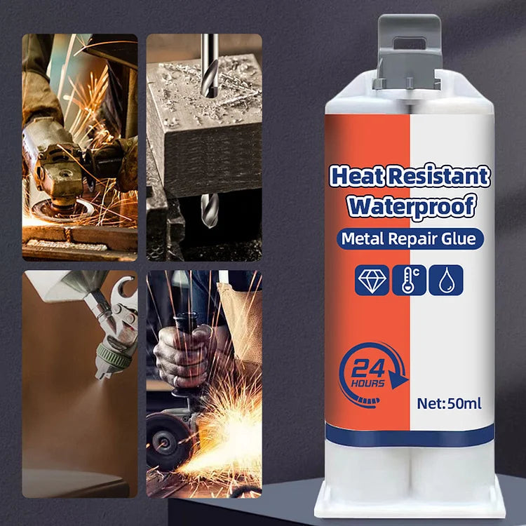 Värmebeständig, vattentät metallreparationslim