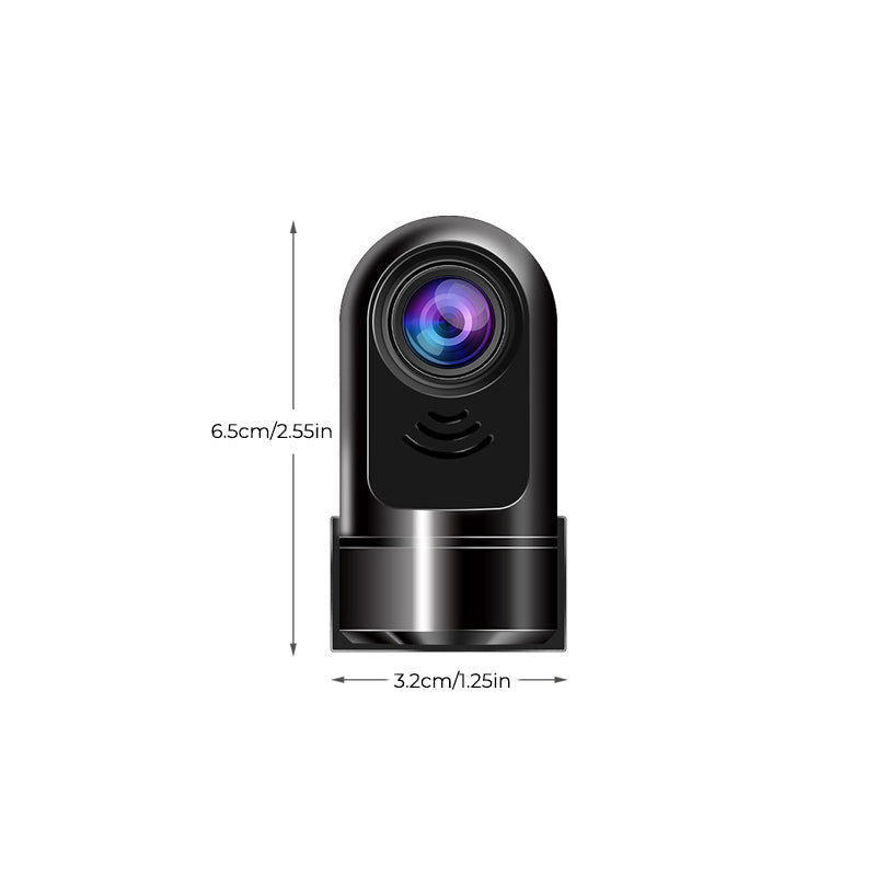 1080P HD Mini ADAS Dashcam med 360° vridfunktion