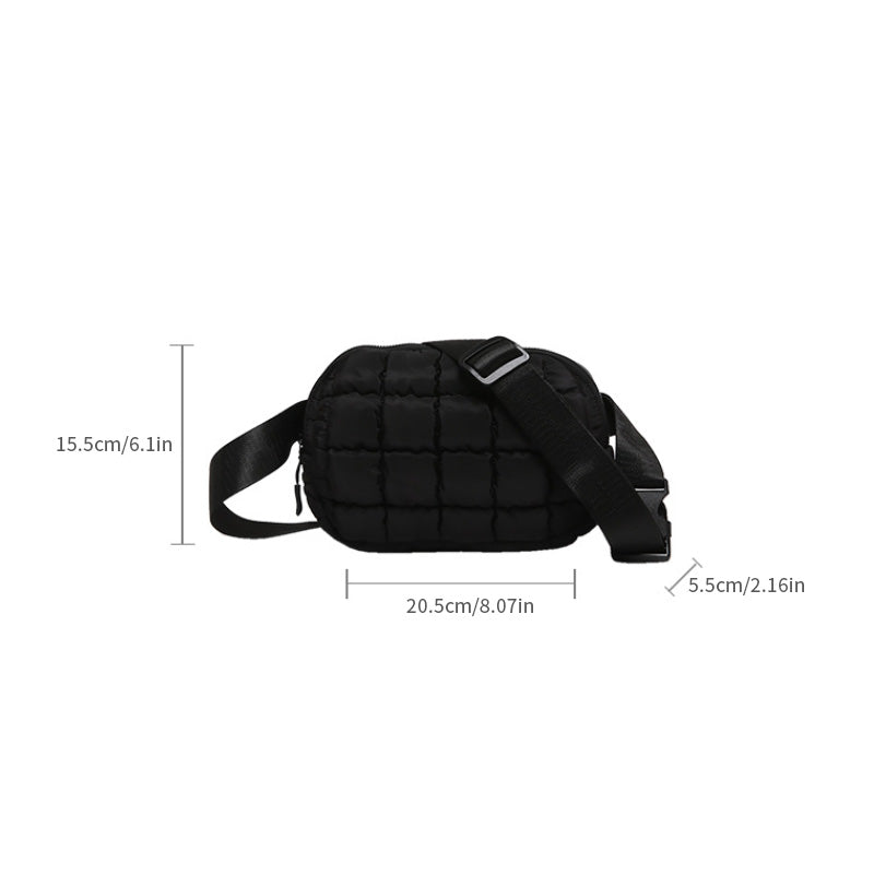 Puffer Crossbody-väska för kvinnor