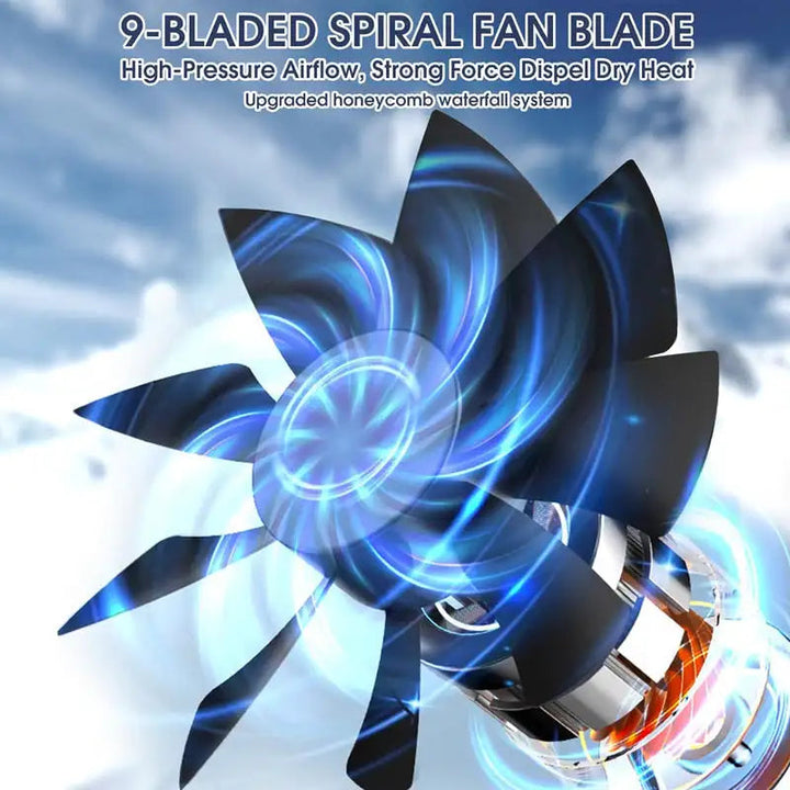 Kompakt bärbar luftkylare med USB-laddning | Karnz