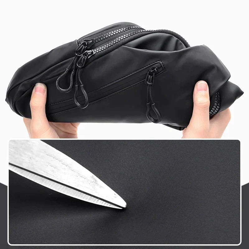 UrbanShield Vattentät Axeltasche med Stöldskyddsdesign | Karnz