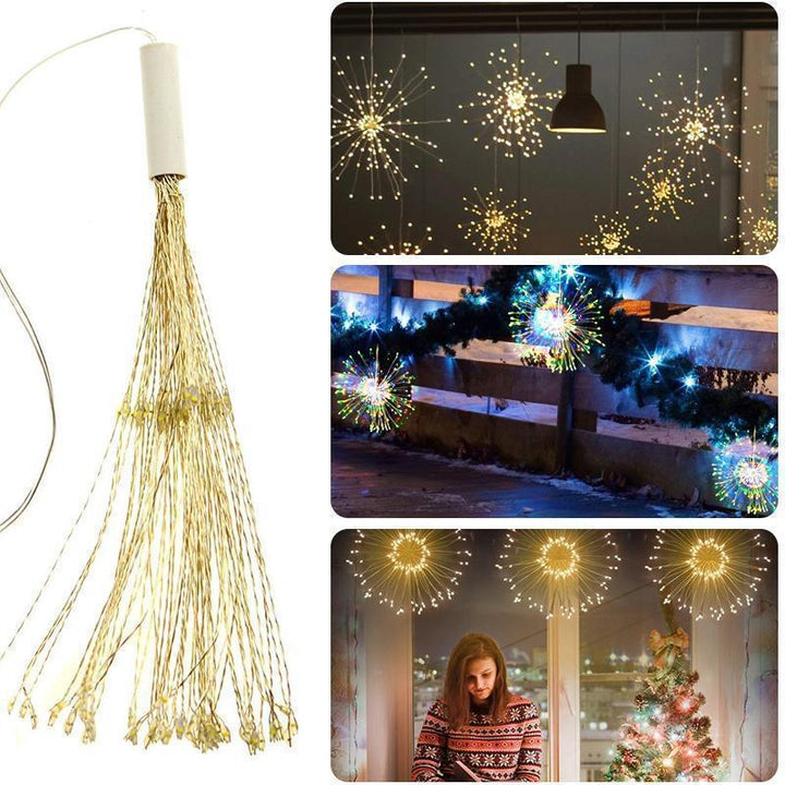 LED Koppartråd Fyrverkeri Ljus