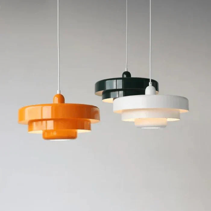 Sandsberg | Vintage LED-Pendellampa | Flerskiktad metall i nordisk design | Flera färger