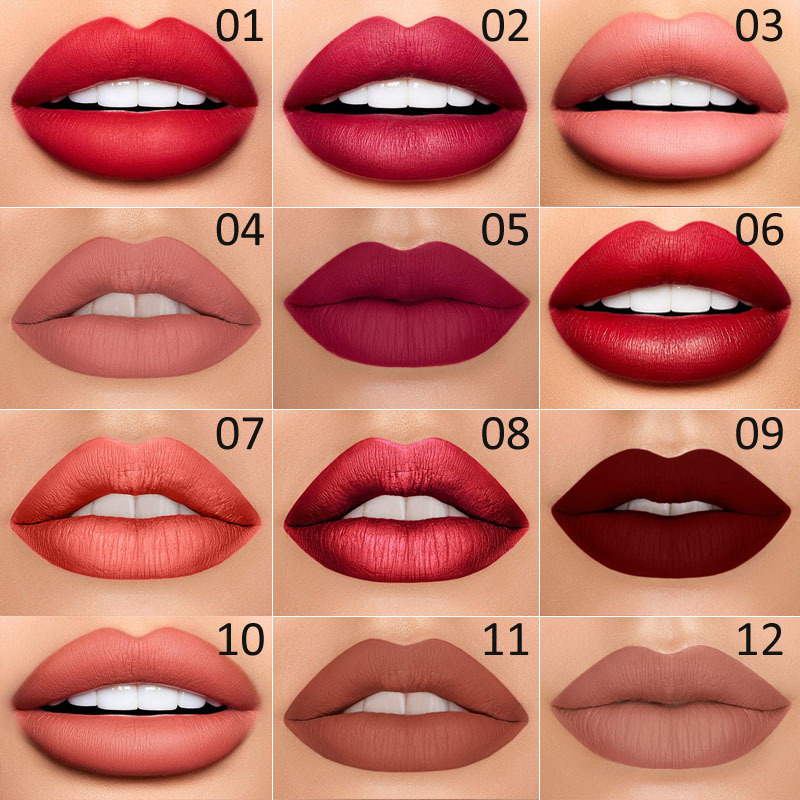 💄Läppkonturpenna och läppstift 2 i 1
