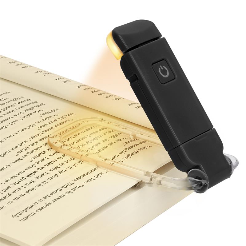 LED USB uppladdningsbar boklampa justerbar ljusstyrka ögonskydd