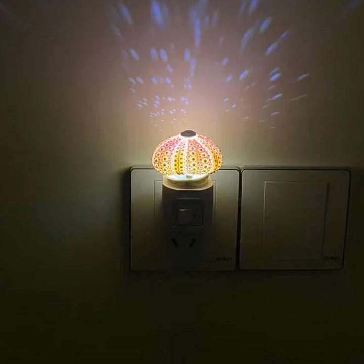 LumiCraft – Unik DIY-bordslampa med naturlig snäcka för en mysig atmosfär