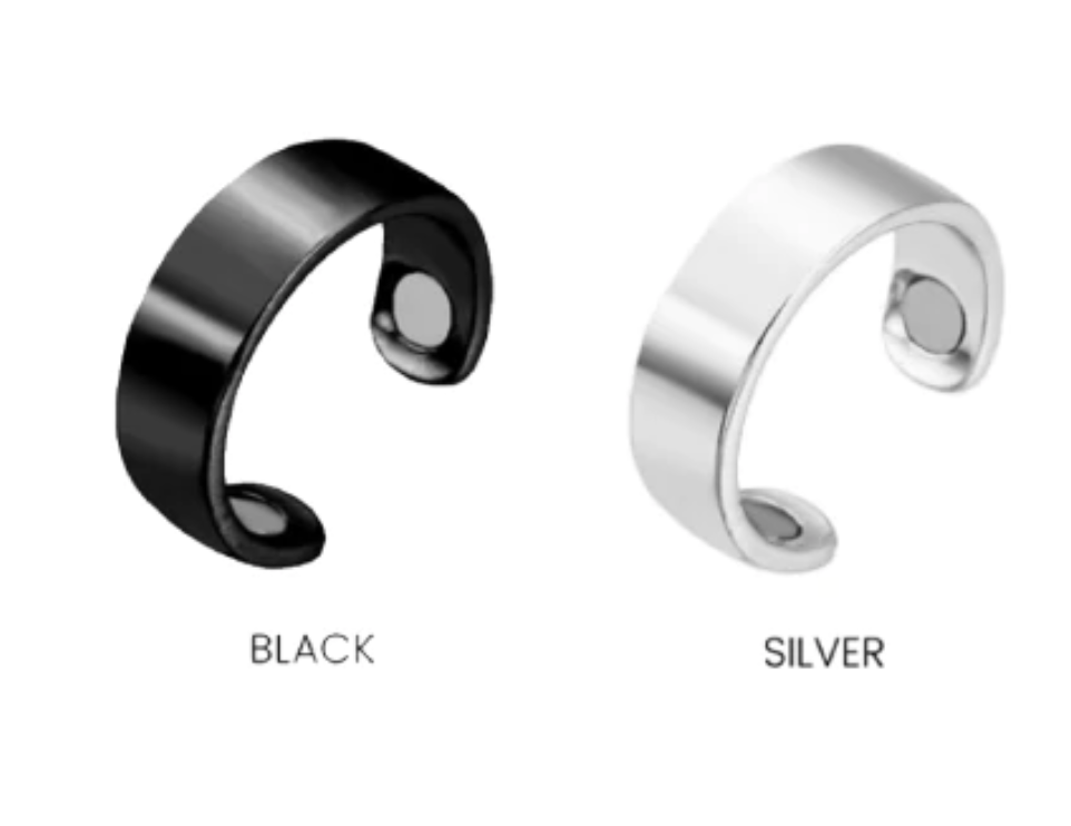 Sandsberg | Magnetisk Terapi Ring | Justerbart Wellness-Stöd | Flera Färger