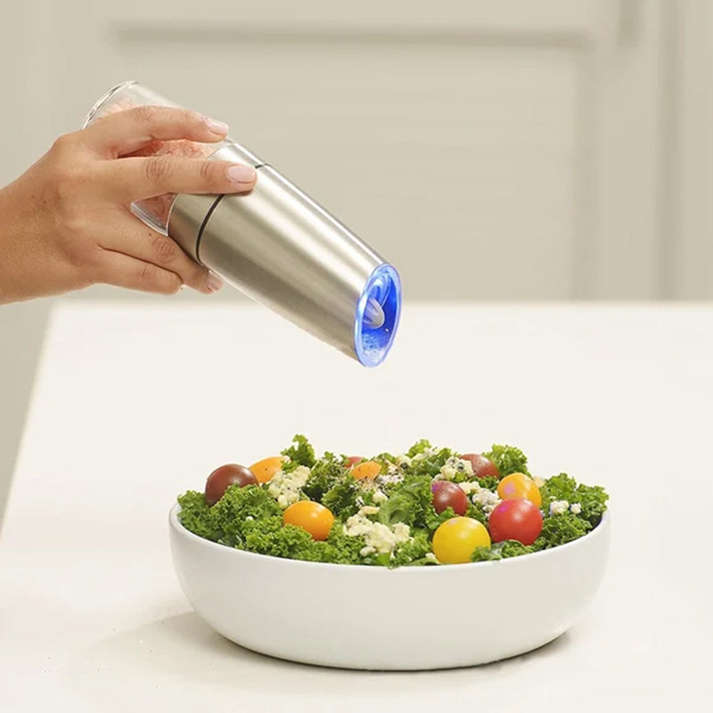 elektrisk tyngdkraftsinduktionssalt- och pepparkvarn
