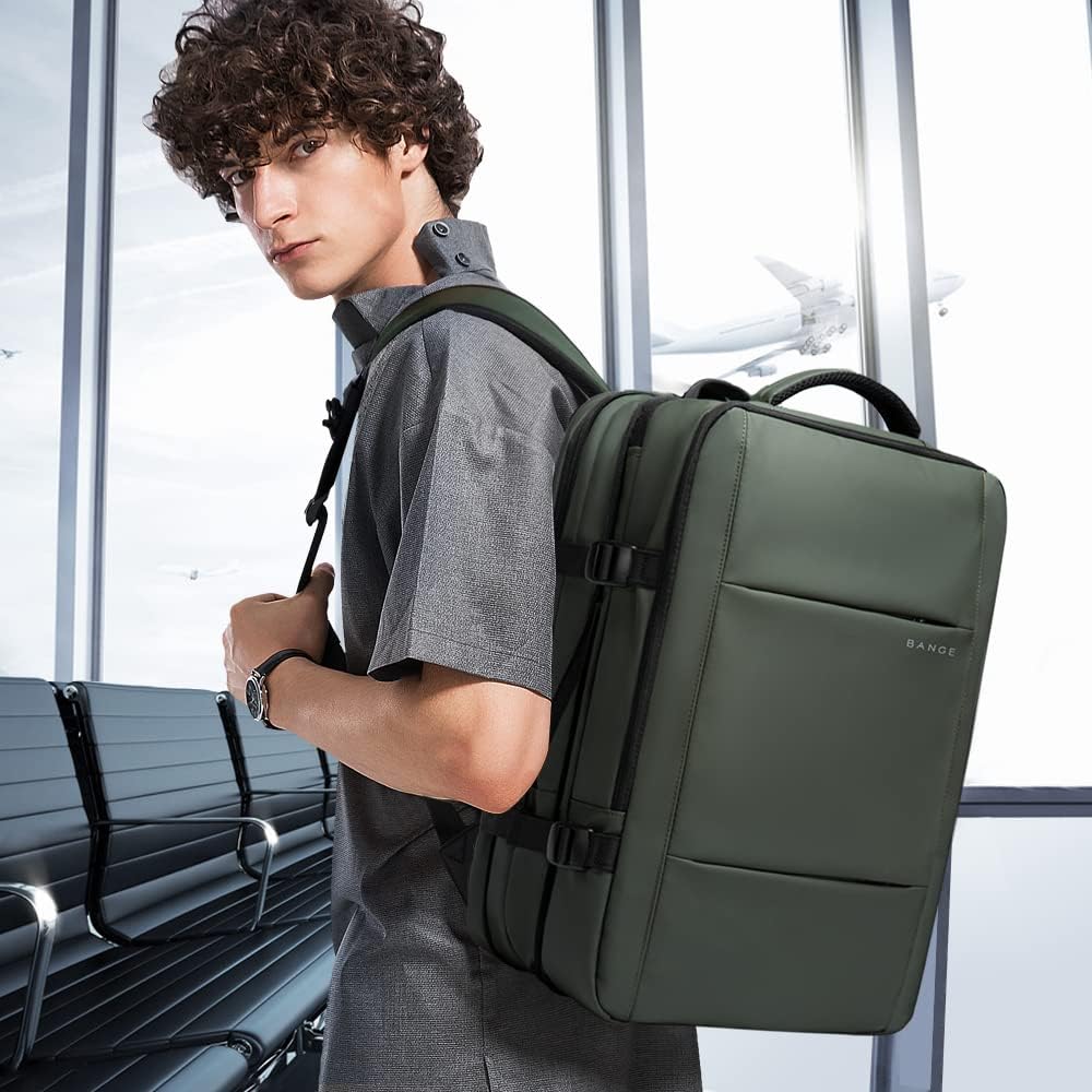 Utbyggbar 26–45L vattentät rese-ryggsäck med laptopfack &amp; duffelbärhandtag | Karnz