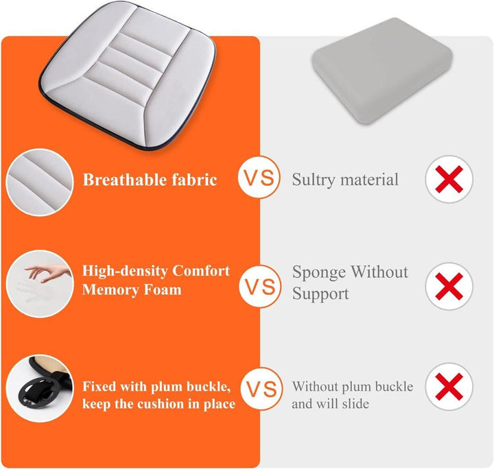 Komfort Memory Foam Bilstolsdyna