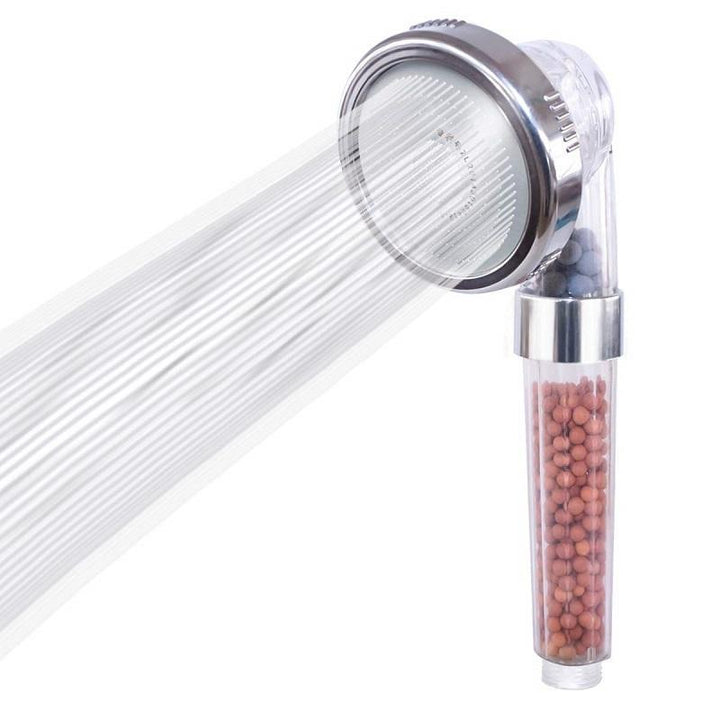 Premium Duschhuvud Handdusch med Ionenfilter vattensparande med justerbart vattentryck