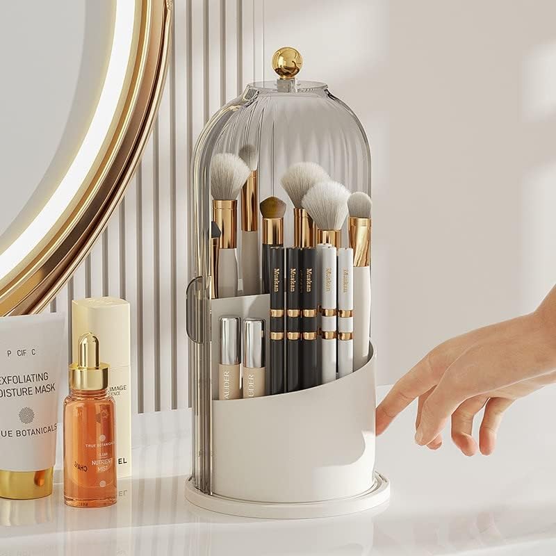 360° Organisatör Snurrbar Praktisk Elegant För Dina Make-up-Penslar | Karnz