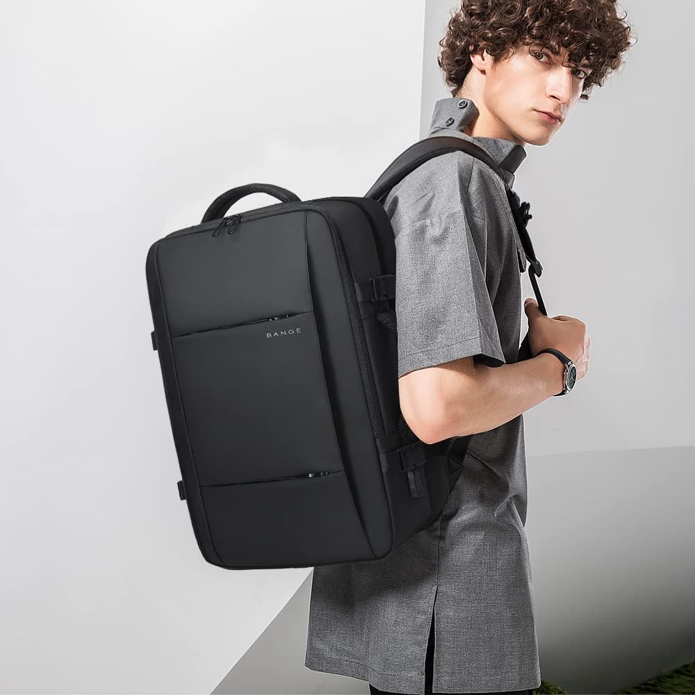 Utbyggbar 26–45L vattentät rese-ryggsäck med laptopfack &amp; duffelbärhandtag | Karnz
