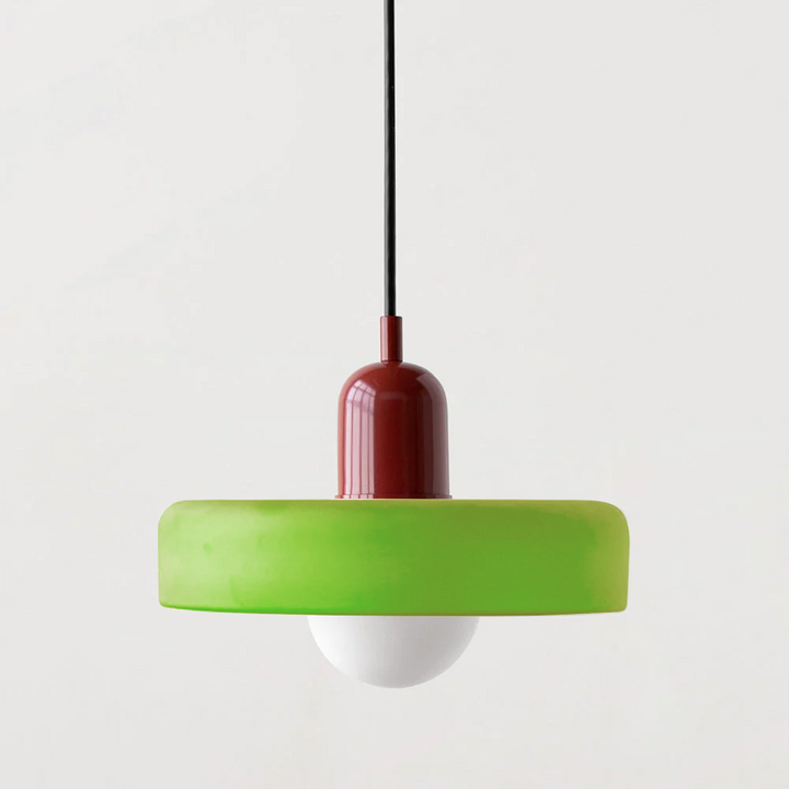 Färgglad Bauhaus-stil Pendellampa - StiloGlas | Karnz