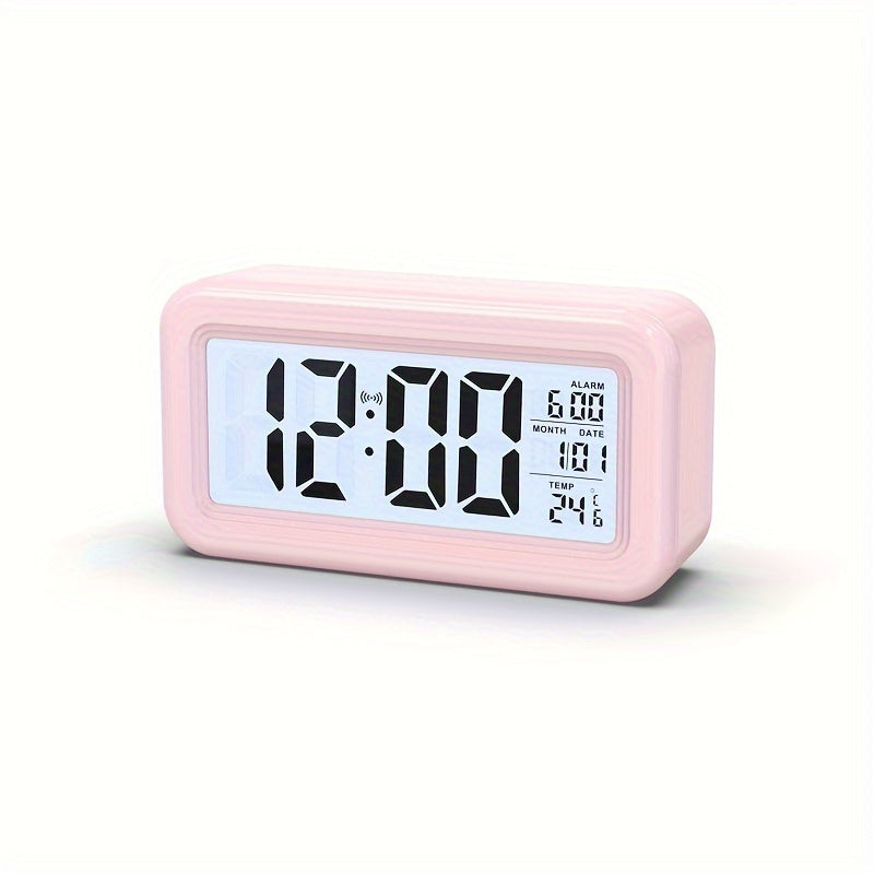 Sandsberg | Slank Digital Väckarklocka | LCD-Display med Snooze-funktion | Flera färger