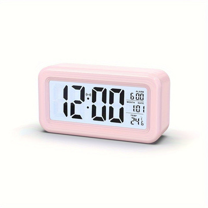 Sandsberg | Slank Digital Väckarklocka | LCD-Display med Snooze-funktion | Flera färger