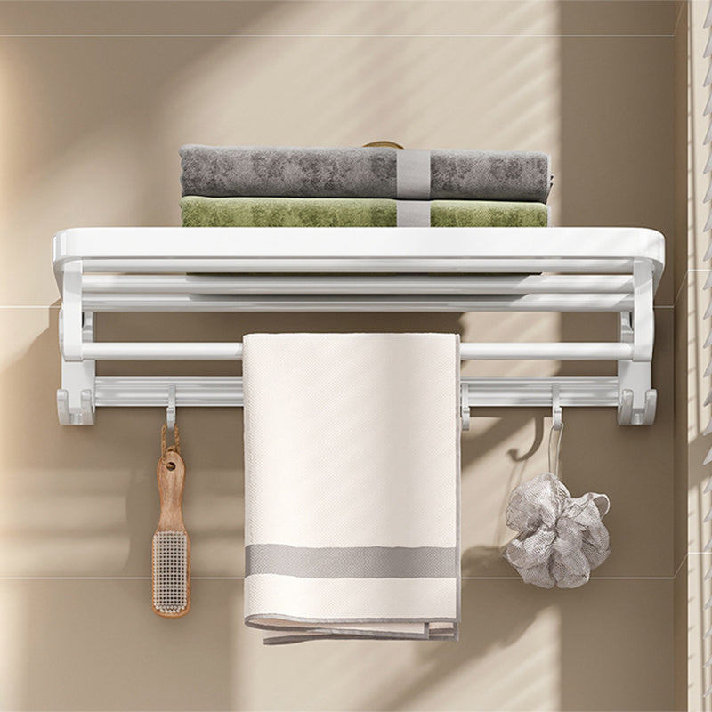Modernt badrumsaccessoarset Handdukshållare Vit Badrumshylla Badrumsaccessoarset