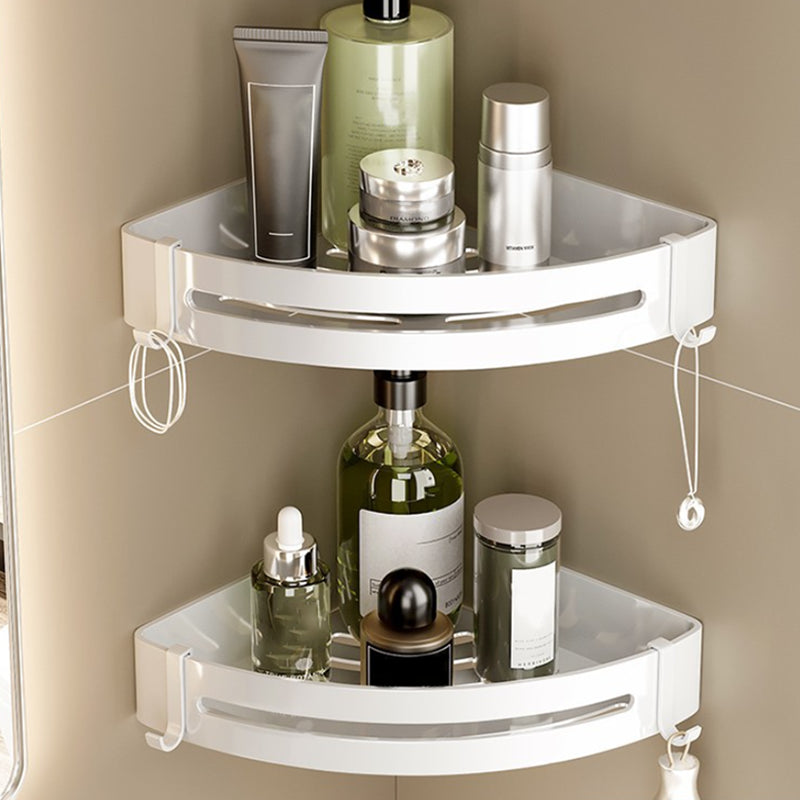 Modernt badrumsaccessoarset Handdukshållare Vit Badrumshylla Badrumsaccessoarset
