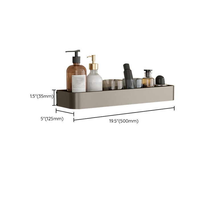 Samtida aluminium badrumstillbehörsset grå badhylla