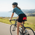Damen-Radhose med 4D-gelvaddering