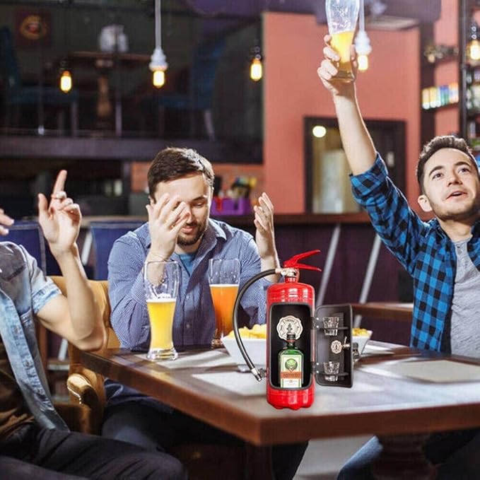 "Min Grotta Mina Regler" Present Kan Bar Set Brandsläckare
