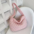 Gepolsterade Ballerina Extra Large Puffer Tote Crossbody Gepolsterad Axelväska